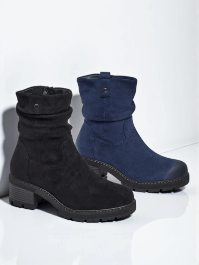 Visoki ženski gležnarji iz eko semiša Carmine