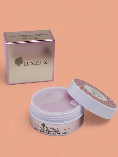 Luxelux broskyňové kolagénové očné náplasti 60 ks.