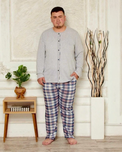 Royalfashion Bavlnené pánske pyžamo s potlačou