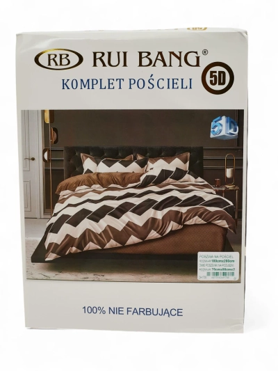 Royalfashion Vzorčasta posteljnina 180x200 komplet 3 DELI