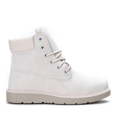 Ocieplane trapery w kolorze beżowym Be Happy - Obuwie