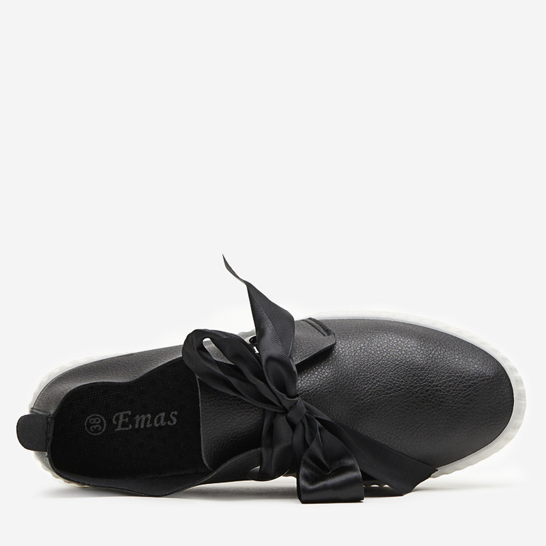 Čierne dámske slip-on tenisky Samhu - Footwear