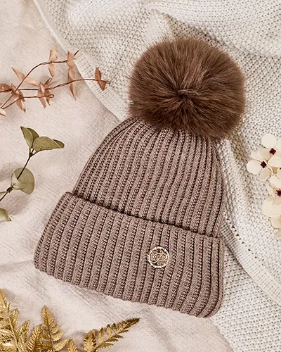 Royalfashion Dámska podšitá čiapka s mašľou