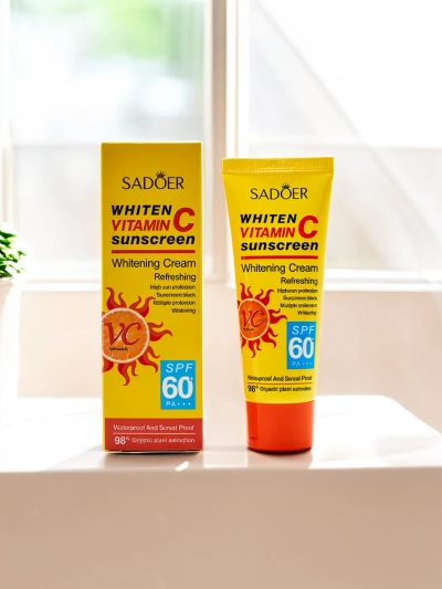 Sadoer opaľovací krém s vitamínom C 60 SPF 150ml