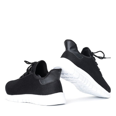 Czarno-białe, sportowe męskie buty Sebian - Obuwie