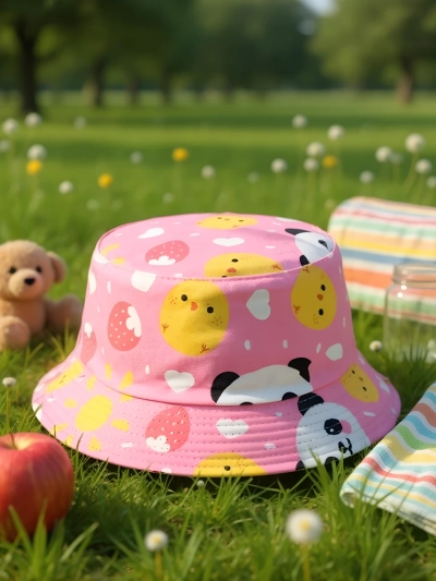 Royalfashion Detský klobúk Bucket Hat Color Splash Bucket