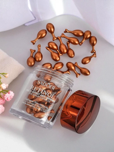 Sadoer Athena Retinol Collagen – kapsule za predel okoli oči proti gubam 40 g