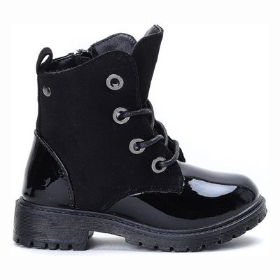 Czarne dziecięce trapery Gabby- Obuwie