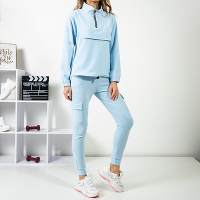Dámska modrá športová súprava - Oblečenie