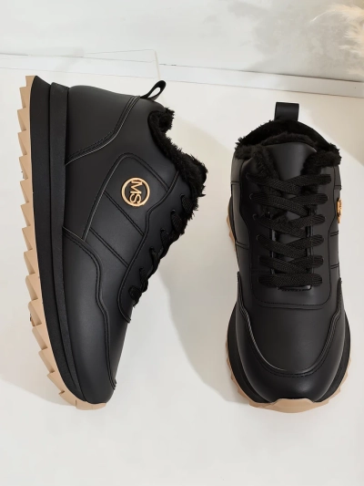 Royalfashion Zateplené dámske tenisky s kožušinou Casot