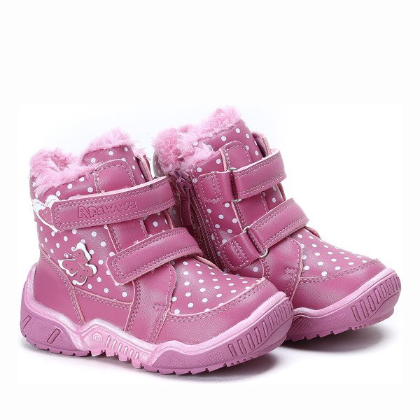 Dziewczęce różowe sportowe obuwie Erin - Obuwie