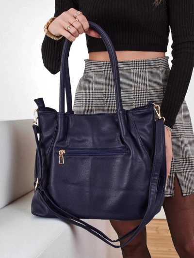 Ženska shopper torbica iz eko usnja Azure Time