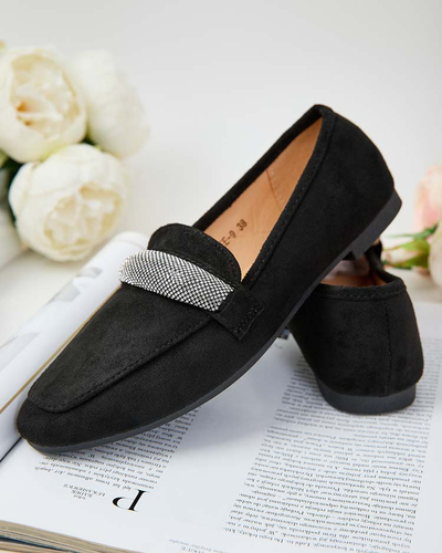 Royalfashion Dámske mokasíny eko semiš Rellpes