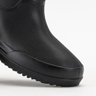 Matné čierne dámske čižmy do dažďa Aqapi - Obuv