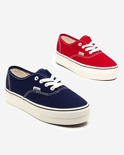 Dámske tmavomodré tenisky Milumi - Obuv