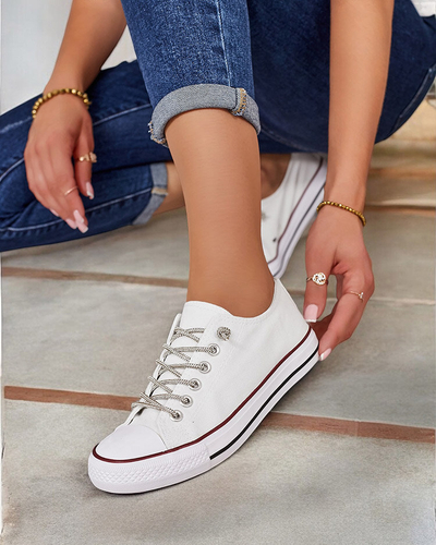 Royalfashion Dámske tenisky s ozdobnými šnúrkami Timi