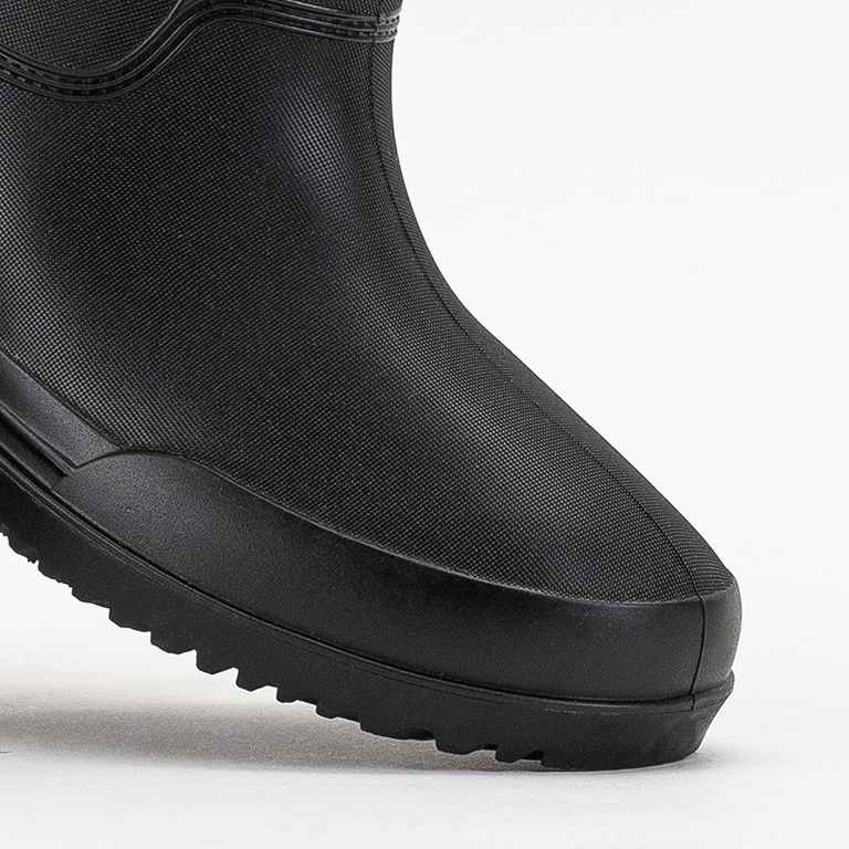 Matné čierne dámske čižmy do dažďa Aqapi - Obuv