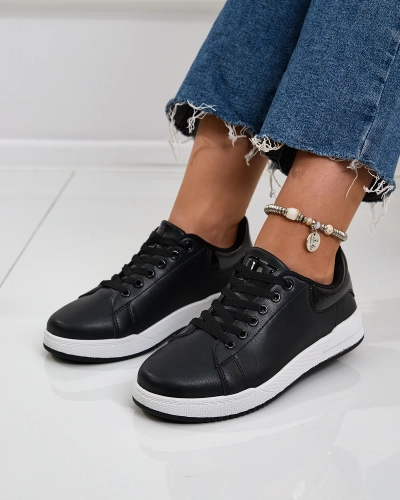 Royalfashion Čierna klasická športová obuv Active Icons