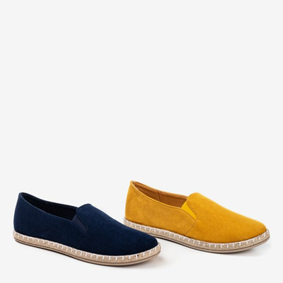 Tmavě modré espadrily z eko-semiše Melicija - Obuv 1