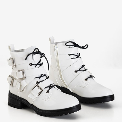 Dámske biele spony značky Ermite - Obuv