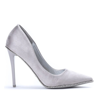 Záhadné ihlové lodičky svetlošedé - Obuv