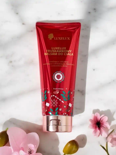 Luxelux Vianočný Telový Balzam s vôňou Jahody 300 ml