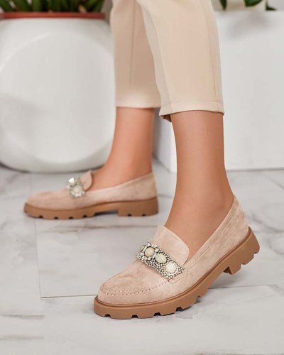 Royalfashion Dámske mokasíny s farebnými zirkónmi Nel