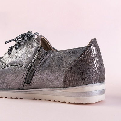 Strieborná detská obuv Boliva - Obuv