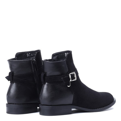 Czarne sztyblety Rita - Obuwie