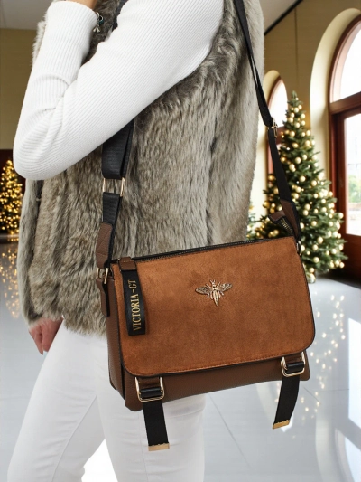 Majhna ženska torbica iz eko usnja Tessaria