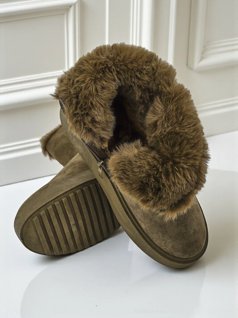 Royalfashion Kratki ženski škornji a'la za sneg Aurelia Classico