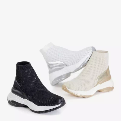 OUTLET Biela vysoká športová obuv značky Lupin - Footwear