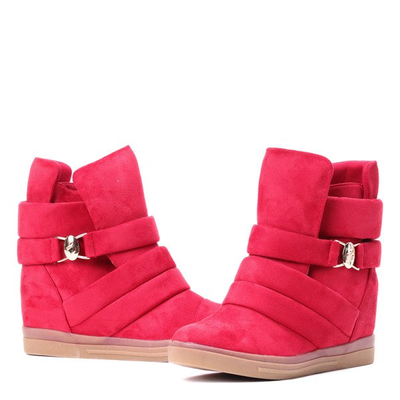 Czerwone sneakersy Jane - Obuwie