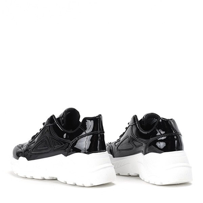 Černá lakovaná sportovní obuv Holly - Obuv 1