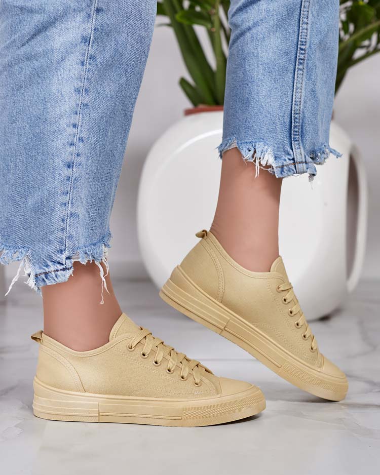 Royalfashion Dámske klasické šnurovacie tenisky Seleas