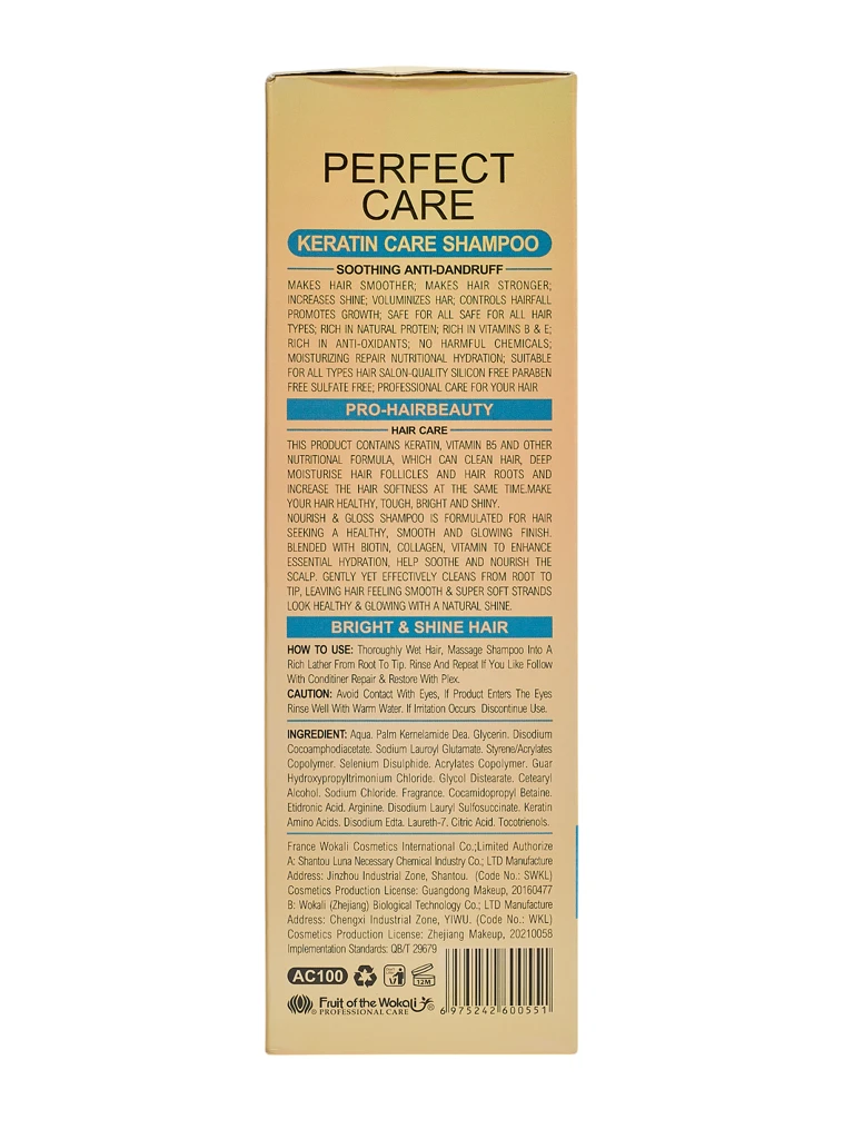 Keratinski šampon proti prhljaju Perseus Gloss Nourish 3v1 800ml