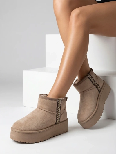 Royalfashion Krátke čižmy ženské snehové čižmy štýl Haluzi