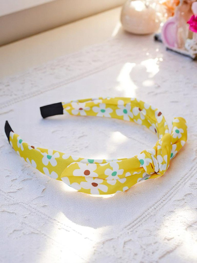 Royalfashion Čelenka s mašľou vo florálnom vzore Florinka