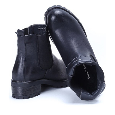 Klasické čižmy na hrubom podpätku Alina - Topánky