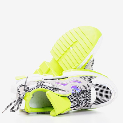 Dámská sportovní obuv Neon Green Crazy - Footwear
