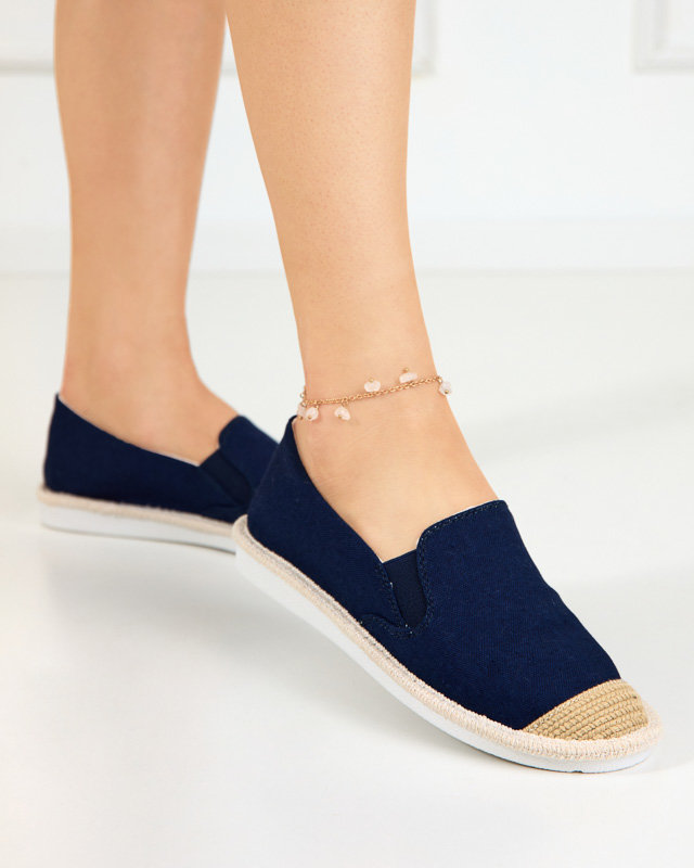Námornícke modré dámske espadrilky Joll- Footwear