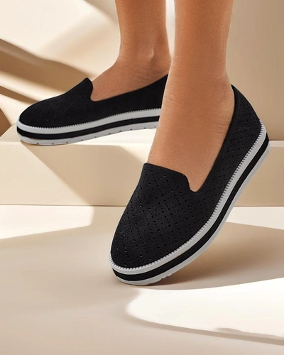 Royalfashion Dámske perforované mokasíny Cerrole