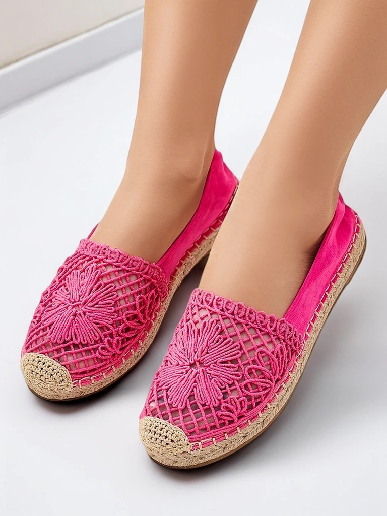 Royalfashion Dámske perforované espadrilky Verela