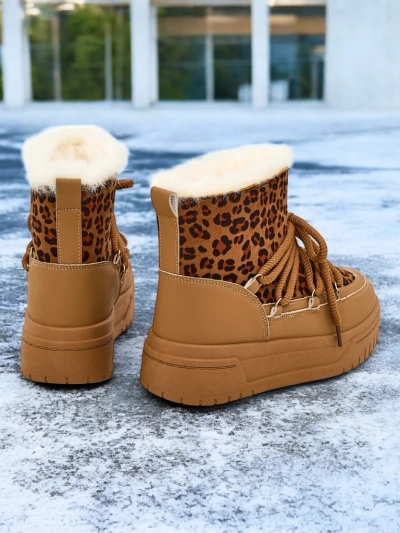 Dámske šnurovacie snehové topánky Royalfashion Moniuc