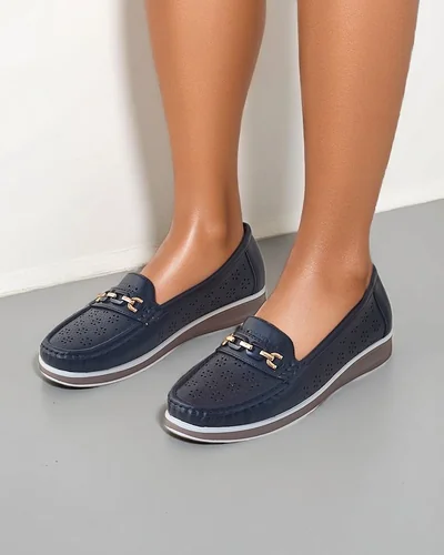 Royalfashion Dámske perforované mokasíny Cerro