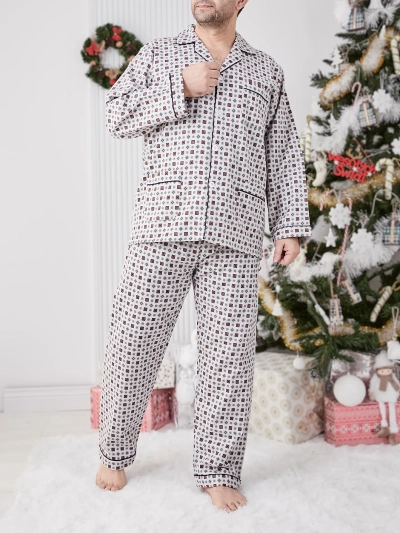 Royalfashion Pánske pyžamo s potlačou