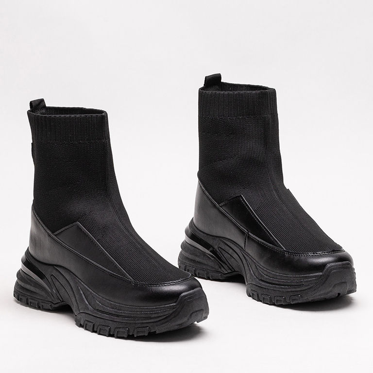 Čierne dámske športové slip-on tenisky Berida - Obuv