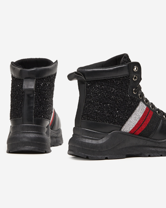 Čierne dámske športové tenisky Hasmali - Footwear