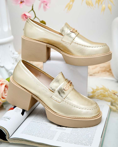 Royalfashion Dámske mokasíny na podpätku Ralbali