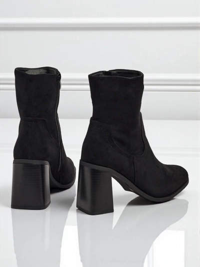 Ženski gležnarji iz eko semiša s peto Rune Fast